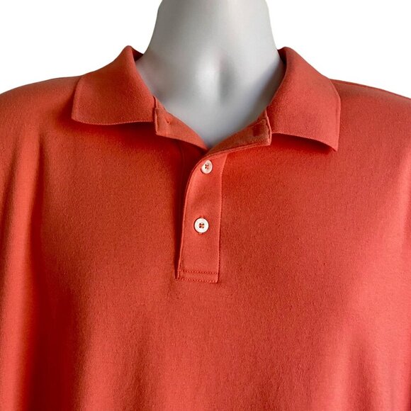 Tackle & Tides Orange Short Sleeve Polo Shirt Men's Large - Picture 5 of 10